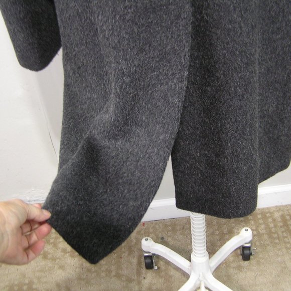 SISLEY ITALIAN WOOL TOP COAT OVER COAT EU 50 US 42 - Picture 5 of 12